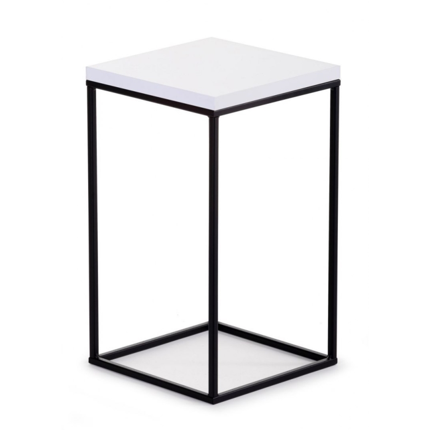 Stojan na kvety BASICLOFT 40x24 biela/čierna