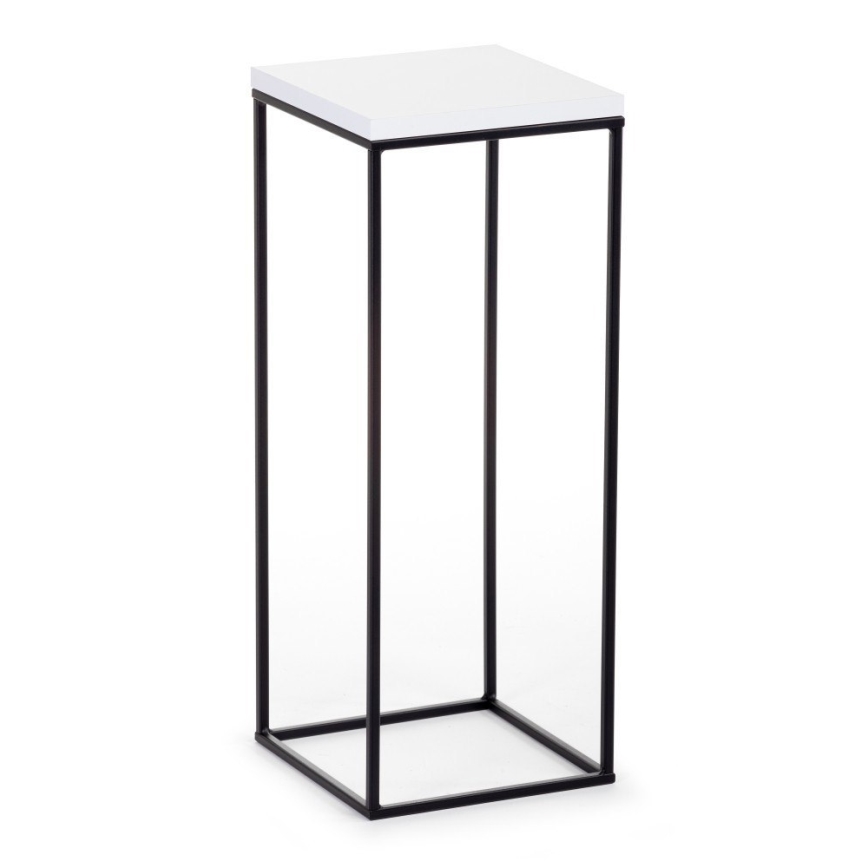 Stojan na kvety BASICLOFT 60x24 čierna/biela