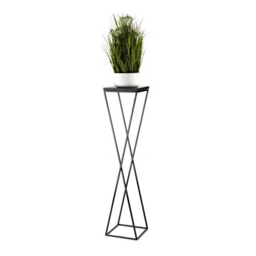 Stojan na kvety LOFT 100x24 cm čierna