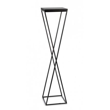 Stojan na kvety LOFT 100x24 cm čierna