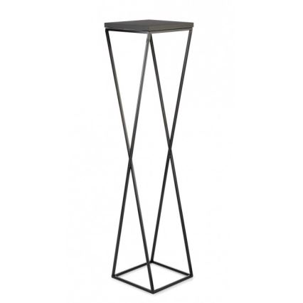 Stojan na kvety LOFT 100x24 cm čierna