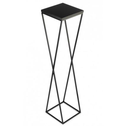 Stojan na kvety LOFT 100x24 cm čierna