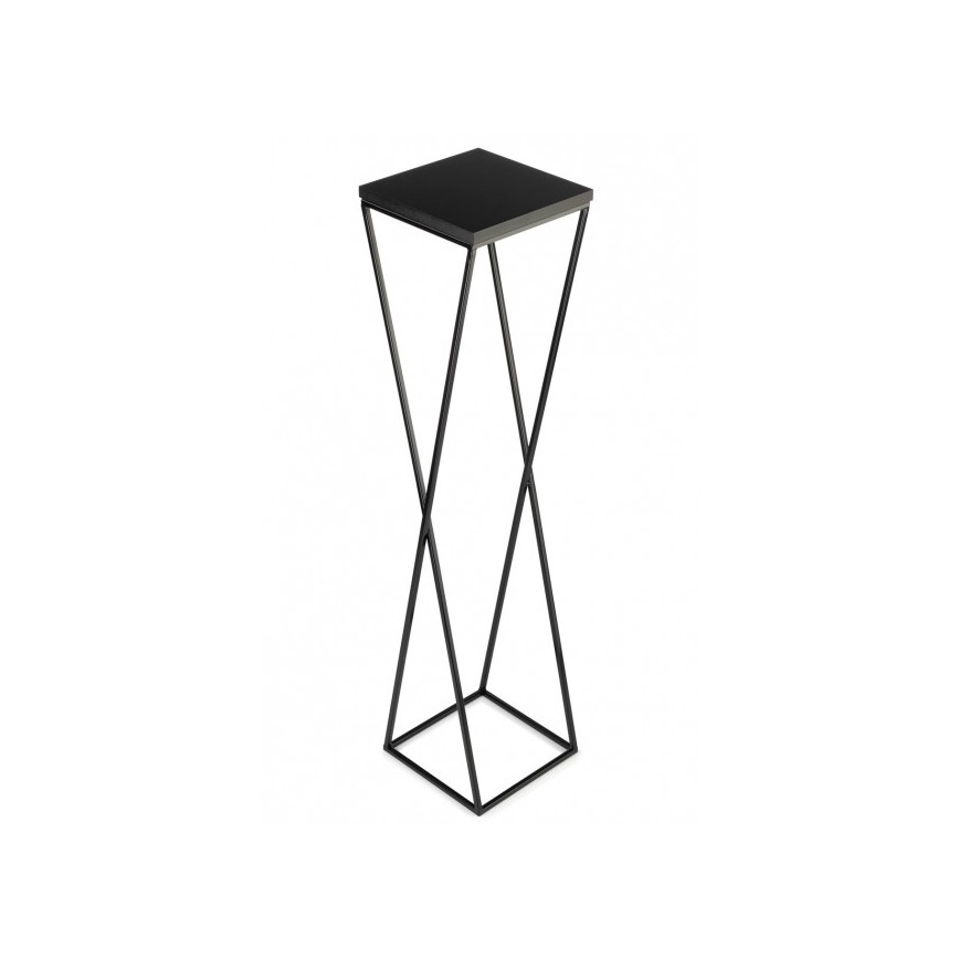 Stojan na kvety LOFT 100x24 cm čierna