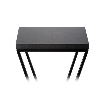 Stojan na kvety LOFT 100x24 cm čierna