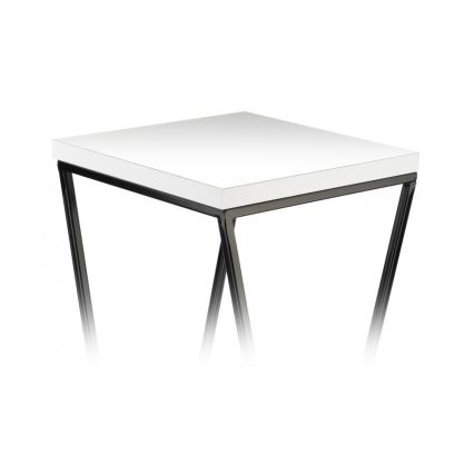 Stojan na kvety LOFT 70x24 cm čierna/biela