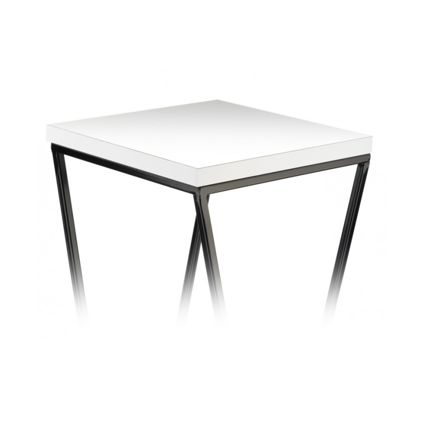 Stojan na kvety LOFT 70x24 cm čierna/biela