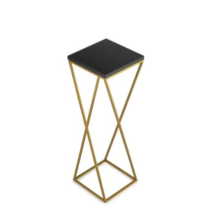 Stojan na kvety LOFT 70x24 cm zlatá/čierna