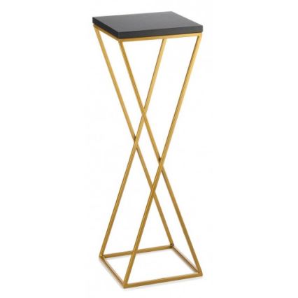 Stojan na kvety LOFT 70x24 cm zlatá/čierna