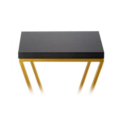 Stojan na kvety LOFT 70x24 cm zlatá/čierna