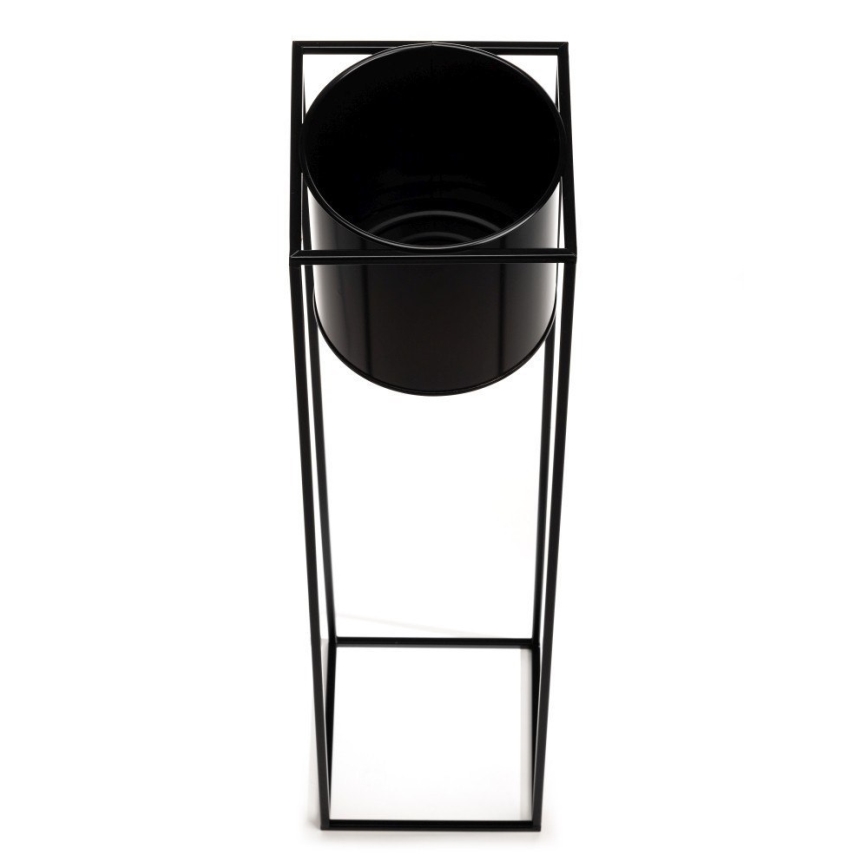 Stojan na kvety RING 100x23 cm čierna