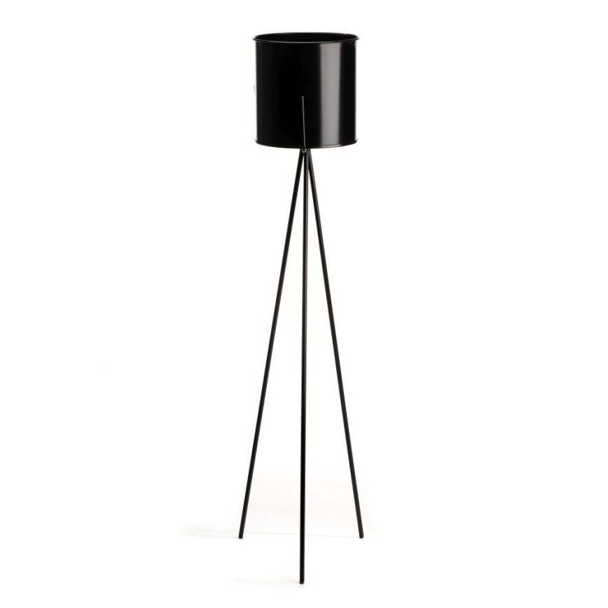 Stojan na kvety TRIPOD 110x25 cm čierna