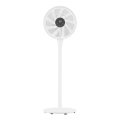 Stojanový ventilátor 25 W/230 V, 130 cm, biely, s diaľkovým ovládaním