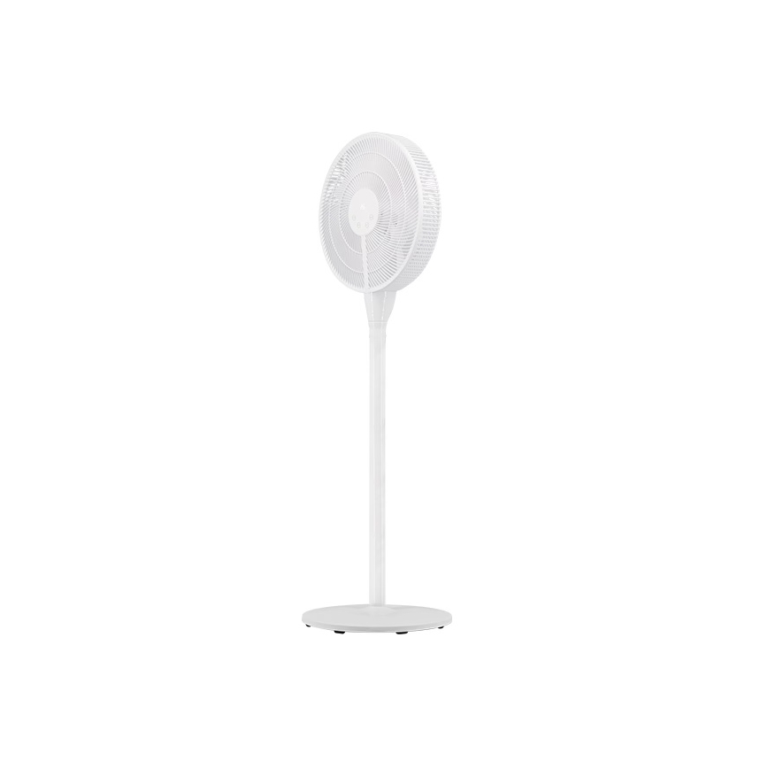 Stojanový ventilátor 25 W/230 V, 130 cm, biely, s diaľkovým ovládaním