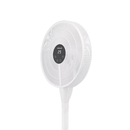 Stojanový ventilátor 25 W / 230 V, priemer 40 cm, biely, s diaľkovým ovládaním