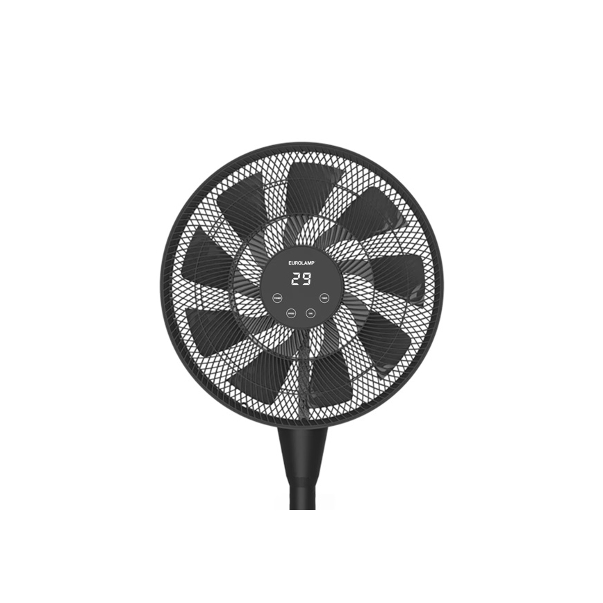 Stojanový ventilátor 25W/230V pr. 40 cm čierny + diaľkové ovládanie