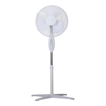 Stojanový ventilátor 45W/230V pr. 40 cm biely