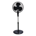 Stojanový ventilátor 60 W/230 V 125 cm čierny