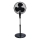 Stojanový ventilátor 60 W/230 V 125 cm čierny