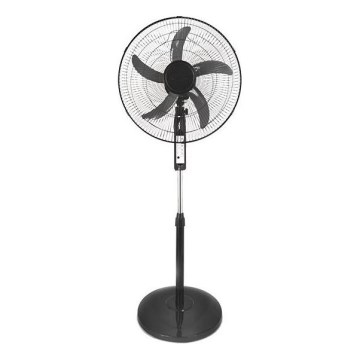Stojanový ventilátor 60W/230V 129 cm čierny + diaľkové ovládanie