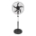 Stojanový ventilátor 60W/230V 129 cm čierny + diaľkové ovládanie