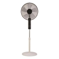 Stojanový ventilátor 60W/230V 135 cm biela/čierna + diaľkové ovládanie