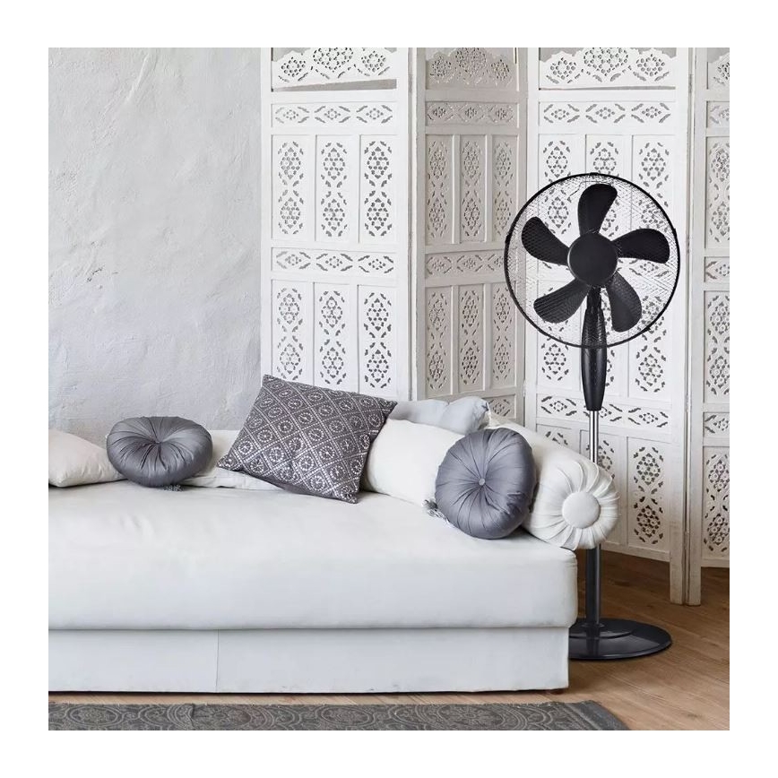 Stojanový ventilátor pr. 43 cm 55W/230V čierna