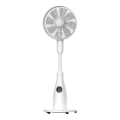 Stojanový ventilátor s hmlovým efektom 50W/230V 126 cm biely + diaľkové ovládanie