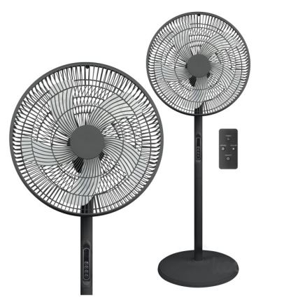 Stojanový ventilátor VIENTO-R 40W/230V čierny + diaľkové ovládanie