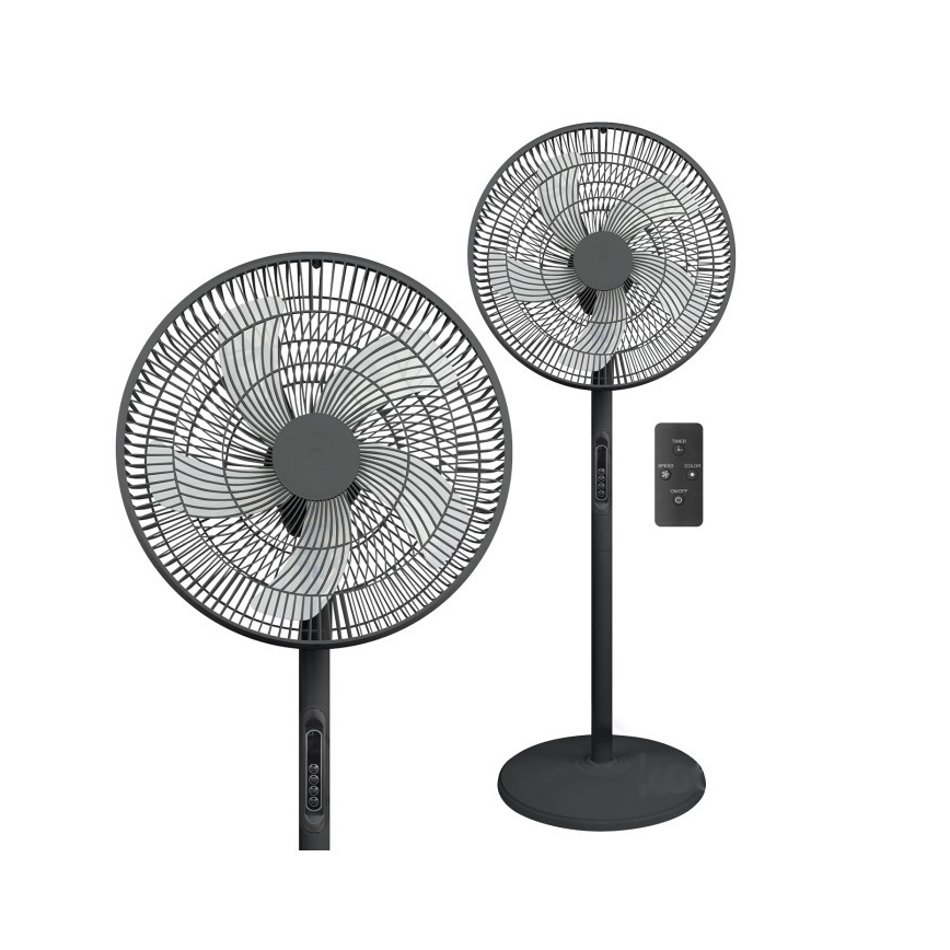 Stojanový ventilátor VIENTO-R 40W/230V čierny + diaľkové ovládanie