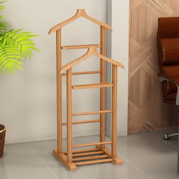 Stojanový vešiak BIBI 33x120x46 cm hnedý
