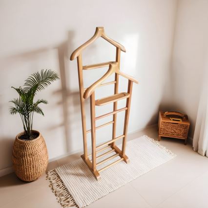 Stojanový vešiak BIBI 33x120x46 cm hnedý