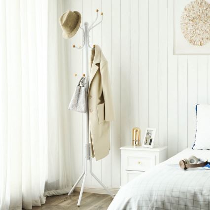 Stojanový vešiak LINEA biely
