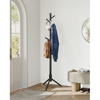 Stojanový vešiak LINEA čierny