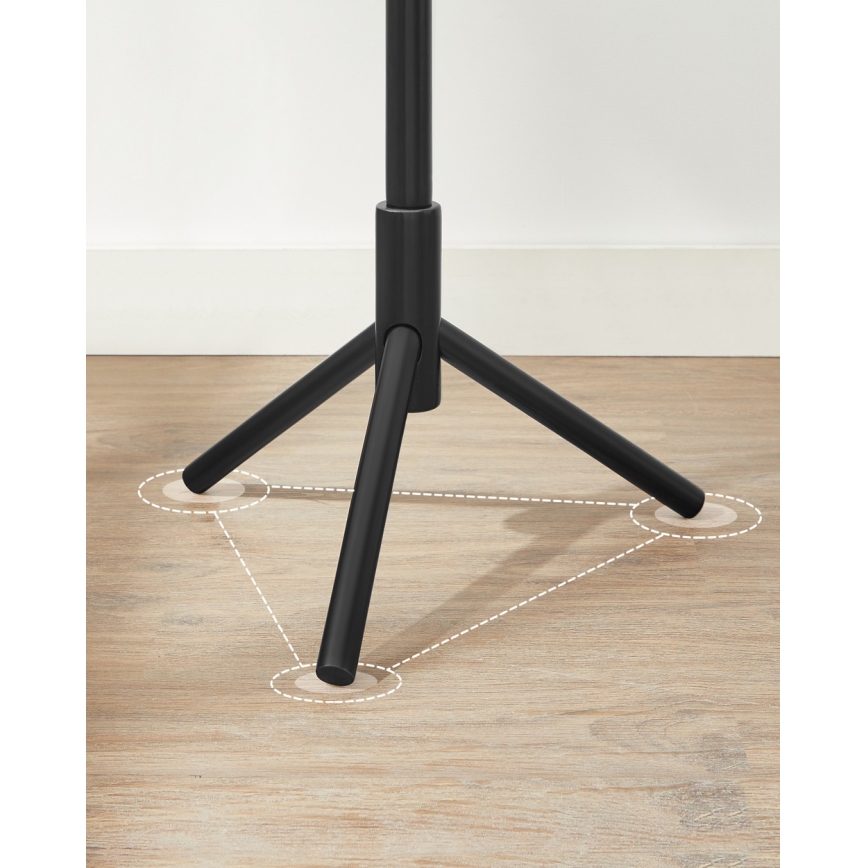 Stojanový vešiak LINEA čierny