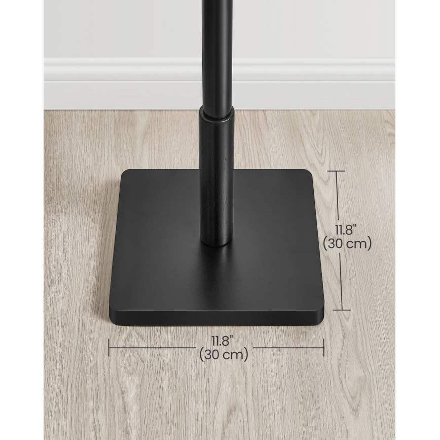 Stojanový vešiak LINEA čierny