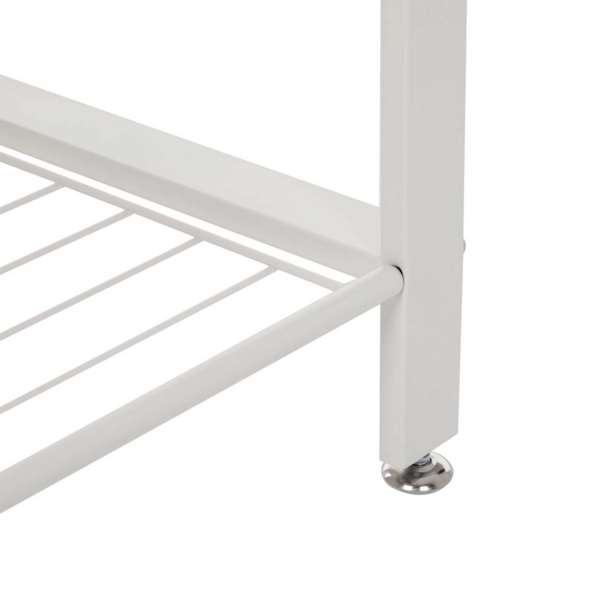 Stojanový vešiak NAVOR hnedý/biely