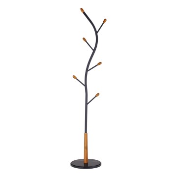Stojanový vešiak STILE 186x38 cm čierny