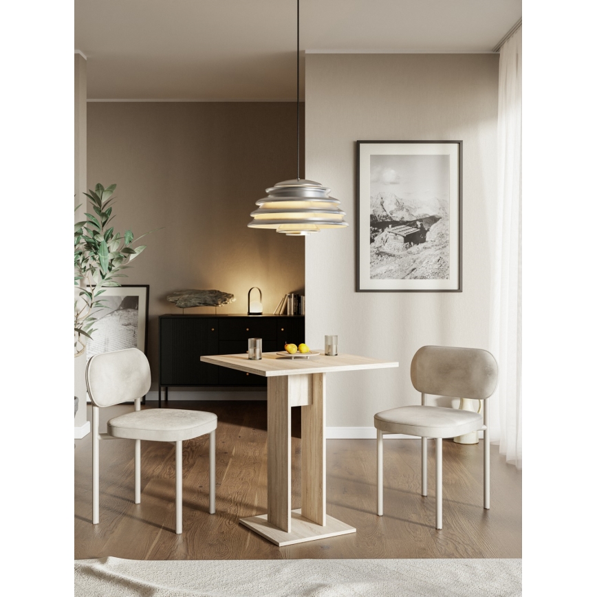 Stôl STRAPO 68x68 cm dub sonoma
