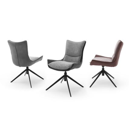 Stolička ZAIRA 1 ks hnedá/červená