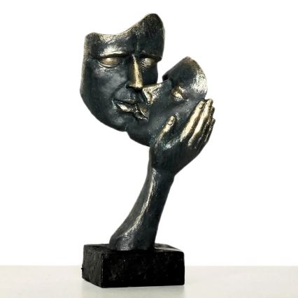 Stolná dekorácia 35x22x13 cm živica/patina