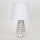 Stolná lampa 1xE14/40W/230V biela/strieborná