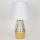Stolná lampa 1xE14/40W/230V biela/zlatá