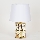 Stolná lampa 1xE14/40W/230V biela/zlatá