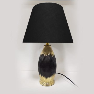 Stolná lampa 1xE14/40W/230V čierna