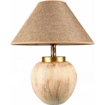 Stolná lampa 1xE27/40W/230V béžová