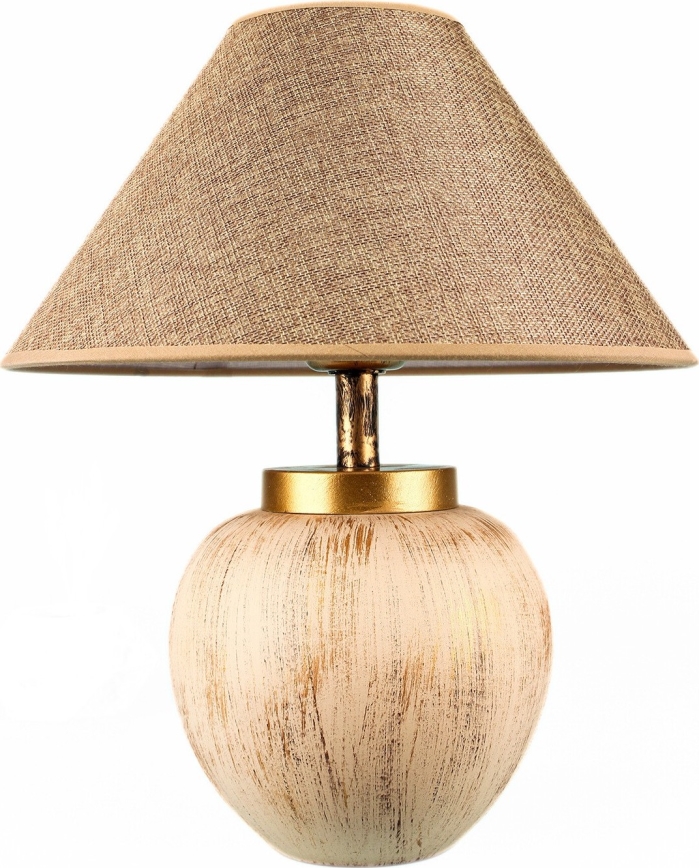 Stolná lampa 1xE27/40W/230V béžová