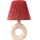 Stolná lampa 1xE27/40W/230V biela/červená