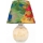 Stolná lampa 1xE27/40W/230V biela/pestrofarebná