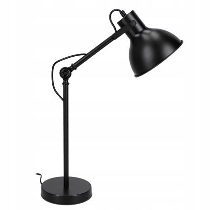 Stolná lampa 1xE27/40W/230V čierna