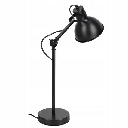 Stolná lampa 1xE27/40W/230V čierna
